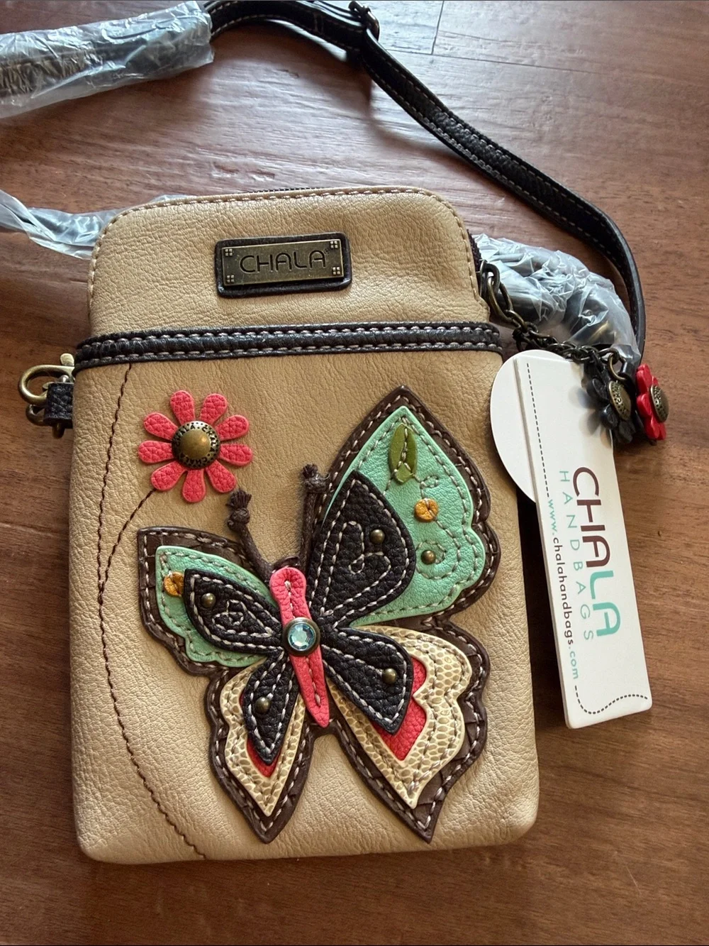 Chala Trio Convertible Bags - Beige, Blue, and Black